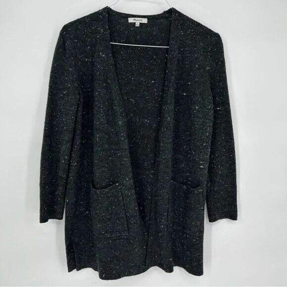 Madewell charcoal cardigan with pockets (S) - Picture 1 of 3